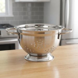 Colador de arroz de acero inoxidable, accesorio de cocina, Cubo de malla de alambre, colador alemán con mango de alambre, acero inoxidable - Product Image 3