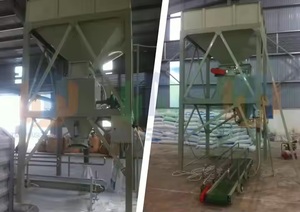 เครื่องบรรจุถุง TBM-SB01กึ่งอัตโนมัติสำหรับสัตว์ปีก10กก. 25กก. 50กก. ถุง PP ทอพร้อมสายพานลำเลียงและจักรเย็บผ้า - Product Image 5