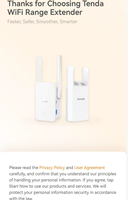 Extenseur de signal sans fil double bande Tenda AC1200 A18 Pro avec port Ethernet Gigabit