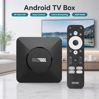 En Stock MECOOL M2 Pro 4K Android TV Box Amlogic S905Y4 AV1 2GB 16GB WiFi de Doble Banda BT5.0 Set Top Box con Descuento por Volumen