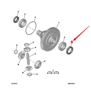 Набор масляных уплотнений OE 312146 312144 для Peugeot 206 307 308 508 коробки передач с уплотнением лезвия - Product Image 6
