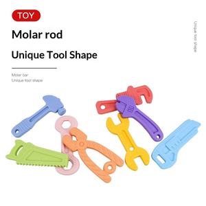 Jouets <span class=keywords><strong>de</strong></span> dentition pour bébé, outils <span class=keywords><strong>de</strong></span> dentition en silicone <span class=keywords><strong>de</strong></span> qualité alimentaire, jouets en forme <span class=keywords><strong>de</strong></span> figurines pour 0-24 mois - Product Image 2