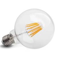 Ampoule LED à filament de haute qualité A60 ST64 C35 G80 G95 T10 T185 T300, type bougie globe, en verre, E14, E26/E27, certifiée ROHS, fabriquée en Chine