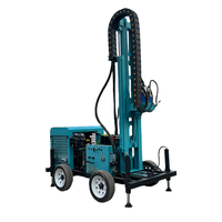 FY-350L Pompe de boîte de vitesses pour foreuse hydraulique-pneumatique diesel portative sur roues, pour le forage de puits d'eau de grande profondeur en ingénierie