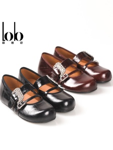 Mocassins à double bouton pour <span class=keywords><strong>femme</strong></span>, version coréenne printemps 2026, à porter avec des chaussures simples élégantes et fluides, idéales pour le printemps - Product Image 2