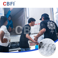 Vente directe d'usine CBFI en Chine de machines à glace tubulaire commerciales de 10 tonnes, équipées de filtres à eau et de machines d'emballage.