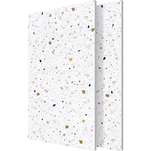 กระเบื้องหินขัดทำจากซีเมนต์สีผสมกับการตกแต่งสีอ่อนของหินอ่อนสีขาวหินขัดปูพื้นปูพื้น - Product Image 1