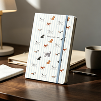Carnet en cuir A5 mini sur le thème de la guérison avec reliure cousue et portabilité facile – Idéal comme cadeau