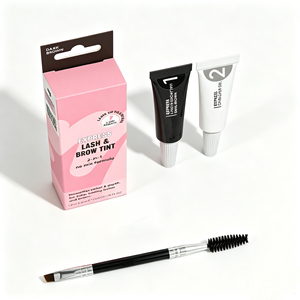 Tendance de la mode coréenne : Kit de <span class=keywords><strong>teinture</strong></span> pour cils et sourcils 2 en 1, gel activateur, <span class=keywords><strong>teinture</strong></span> naturelle pour cils et sourcils avec outils, échantillon gratuit, OEM - Product Image 1