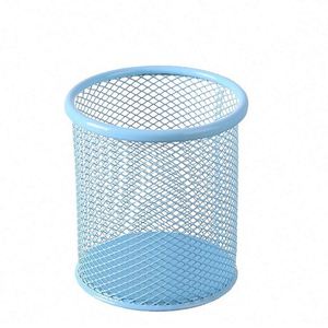 Porte-crayons rond en métal, organiseur de bureau - Product Image 2