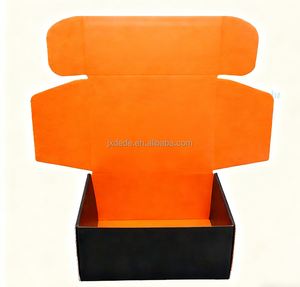 Bán buôn biểu tượng tùy chỉnh giấy kraft Đen đăng ký hộp quà tặng bao bì sóng vận chuyển hộp bưu phẩm với chèn cho doanh nghiệp - Product Image 3