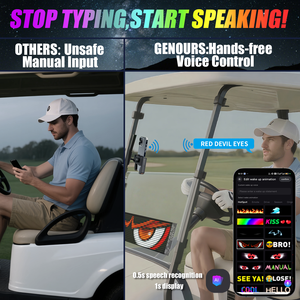 Ai thông minh bằng giọng nói thông minh <span class=keywords><strong>LED</strong></span> ánh sáng dấu hiệu 32*16 văn bản mô hình hoạt hình di chuyển hiển thị lập trình kỹ thuật số biển taxi - Product Image 4