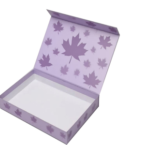 Caja de regalo plegable con logotipo personalizado de alta calidad con imán Caja de embalaje de papel de almacenamiento plegable magnética de lujo - Product Image 1