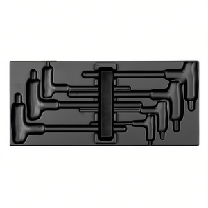 ชุดประแจหกเหลี่ยมแบบทีแฮนด์ 8 ชิ้น ชุดประแจอัลเลนแบบเมตริกสำหรับซ่อมและประกอบอุปกรณ์อิเล็กทรอนิกส์ - Product Image 3