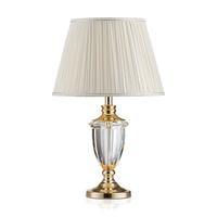 Lampe de table en laiton moderne d'inspiration européenne, haut de gamme, tout en cuivre, design de luxe pour villa, palais, forme de trophée pour salon