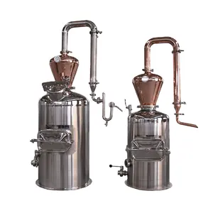 Destill ier apparat für ätherische Öle aus rostfreiem Stahl