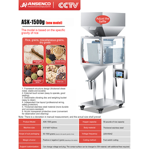 Machine de remplissage automatique quantitative pour aliments secs, riz, céréales, grains divers, noix et aliments pour animaux - Product Image 6