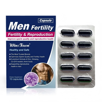 Capsules végétaliennes personnalisées de ginseng naturel à base de plantes pour la santé et l'énergie des hommes, antioxydantes