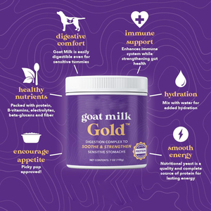 <span class=keywords><strong>Poudre</strong></span> de lait de chèvre pour chiens et chats - Protéines probiotiques et prébiotiques douces pour les estomacs et les systèmes digestifs sensibles - Product Image 3