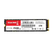 SSD Internal Laptop Great Wall GW7000 TLC M.2 2280 SATA 6Gb/s Kecepatan Baca 7100MB/s Cangkang Plastik Versi Baru