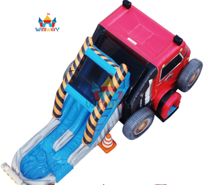 Commercial Grade Construction Truck Inflatable Water Slide Dump Truck Themed Jumping House for Kids Adult Party Rentals - Product Image 4