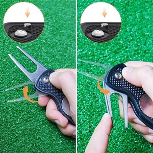 Outil de réparation de divots de golf promotionnel, marqueur de balle, fourche de golf, marqueur de balle avec logo personnalisé, accessoires de golf - Product Image 6