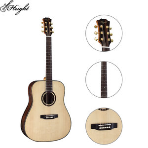 Best AA Grade Solid <b>Top</b> Acoustic Resonator Guitar with Gloss Finish Rosewood Fretboard Daddario <b>Strings</b> - Product Image 2
