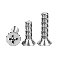 Vis à tête fraisée plate cruciforme en acier inoxydable 304 YB819 M3 M4 M5 M6 M8 M10