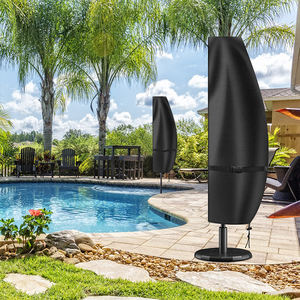 Couverture de parapluie imperméable de <span class=keywords><strong>parasol</strong></span> de patio de <span class=keywords><strong>protection</strong></span> solaire adaptée aux besoins du client de tissu de PE/oxford - Product Image 6