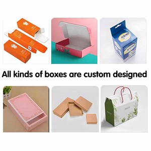 Caja de cartón blanca personalizada, embalaje de producto personalizado, caja de color, caja impresa, caja ciega, caja vacía, caja corrugada, caja tipo avión - Product Image 1