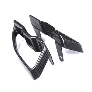 Cubierta de entradas de aire delanteras de motocicleta de fibra de carbono seca AKOSO para Yamaha <span class=keywords><strong>MT10</strong></span> FZ10 2016-2021 <span class=keywords><strong>2018</strong></span> 2019 - Product Image 3