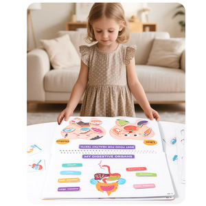 Libro de Actividades Personalizado sobre <span class=keywords><strong>el</strong></span> <span class=keywords><strong>Cuerpo</strong></span> <span class=keywords><strong>Humano</strong></span>, Anatomía, Preescolar, Jardín de Infancia, Actividades de Aprendizaje para Niños Pequeños de 3 Años en Adelante - Product Image 3