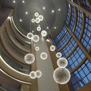 Boules de lumière AB pour restaurants, bars, foyers, supermarchés, hôtels - Lampes suspendues contemporaines à LED - Product Image 6
