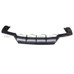 For Maserati Ghibli Aspec Style <b>Car</b> Rear Bumper Sword Lip Fins Spoiler Winglet Splitter <b>Diffuser</b> 2017+ - Product Image 2