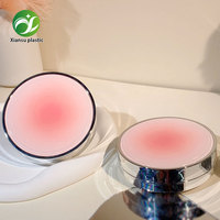 Grosir Pabrik Wadah Bedak Padat Kosong Bulat 15g Warna Pink Gradasi untuk BB Cream Air Cushion dengan Cermin dan Logo Kustom