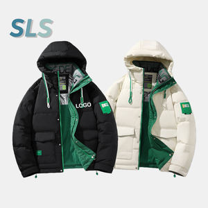 Chaqueta <span class=keywords><strong>de</strong></span> Plumón Personalizada <span class=keywords><strong>de</strong></span> Marca <span class=keywords><strong>de</strong></span> Diseñador para Hombre, Abrigo Cálido Informal para Jóvenes, Chaqueta Gruesa con Capucha <span class=keywords><strong>de</strong></span> Plumón <span class=keywords><strong>de</strong></span> Pato para Hombre y Mujer - Product Image 2