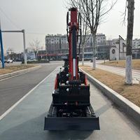 Mini-excavatrice compacte de 1,2 tonne pour usage domestique avec tarière, livraison gratuite