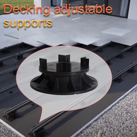 Système de supports réglables en plastique Taurus Wholesale pour applications de revêtements de sol en dalles de terrasse composites