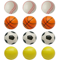Mini balles anti-Stress de sport balle en mousse amusante 2.5 pouces