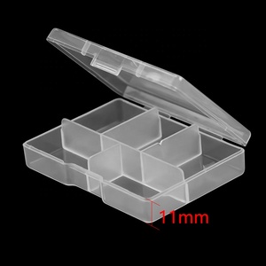 Boîte <span class=keywords><strong>de</strong></span> pêche OEM en chambre indépendante L5 en plastique transparent Boîte simple étanche 5 treillis Vente en gros Mini leurres <span class=keywords><strong>de</strong></span> pêche Boîte <span class=keywords><strong>de</strong></span> pêche bon marché - Product Image 5