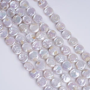 Perla Barroca de Agua Dulce Natural de 11-12 mm para DIY, Collar Semiterminado, Perla Blanca, Promoción por Tiempo Limitado, Venta al por Mayor en Zhuji - Product Image 4