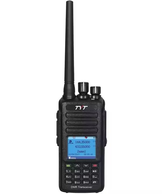 For TYT MD-UV390 DMR Dual Band IP67 Waterproof Walkie Talkie with 100,000 Contacts GPS Optional Digital Handheld for Radio