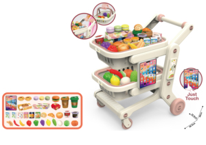 Jouets de <span class=keywords><strong>cuisine</strong></span> <span class=keywords><strong>pour</strong></span> enfants : maison de jeu, chariot de supermarché, et <span class=keywords><strong>tablette</strong></span> interactive <span class=keywords><strong>pour</strong></span> une expérience culinaire amusante - Product Image 3