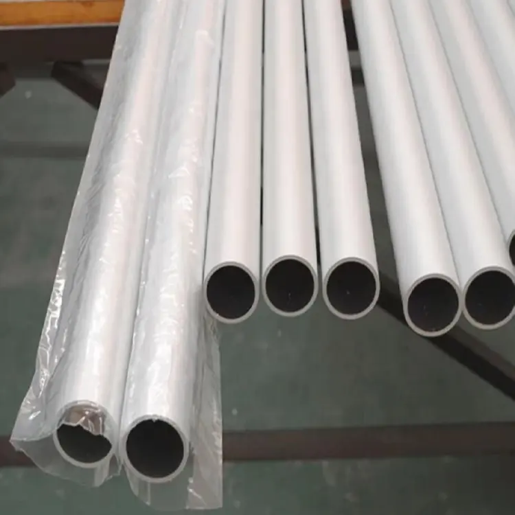 Tubo redondo de aleación de aluminio de gran diámetro para tienda, tubo telescópico de tamaño personalizado