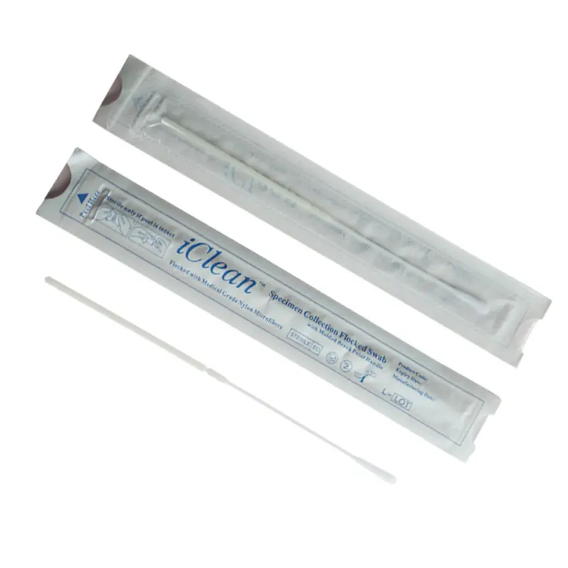 Caixa de amostra de náilon estéril, conjunto de cotonetes para carregamento, transporte viral, tubo vtm