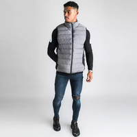 Vestes matelassées pour hommes, best-sellers, imperméables, respirantes, en tricot, grandes tailles, manches longues, fermeture éclair, couleur personnalisée, décontractées, hiver, sur mesure