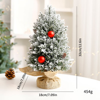 Vente en gros d'usine 18*18*32cm PE Cône de pin durable Ornements de Noël de bureau Scène de vacances Décoration de table d'arbre