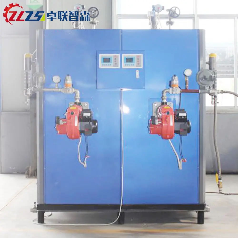 Qingdao ZLZSEN 300 كيلو غاز يعمل بالتدفئة الغاز الغلاية مولد البخار سعر منخفض