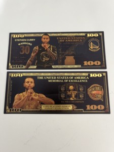 Billete Conmemorativo de la NBA con Lámina Dorada, Colección de Billetes, para Regalo o Decoración - Product Image 6