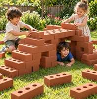 Jouets en blocs de grande taille, briques en mousse EVA, briques de construction simulées pour un jeu créatif